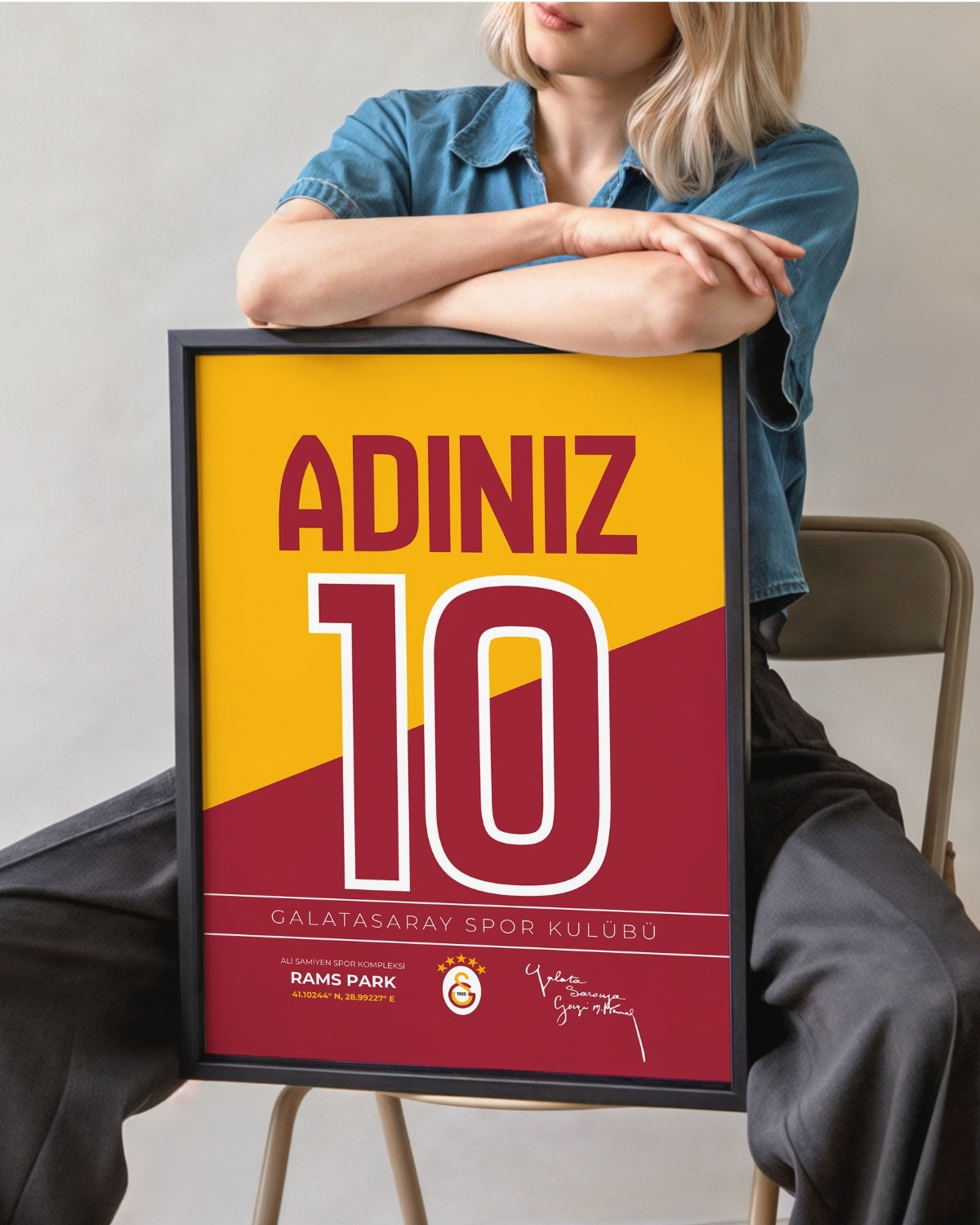Kişiye Özel Galatasaray Tasarım Tablo