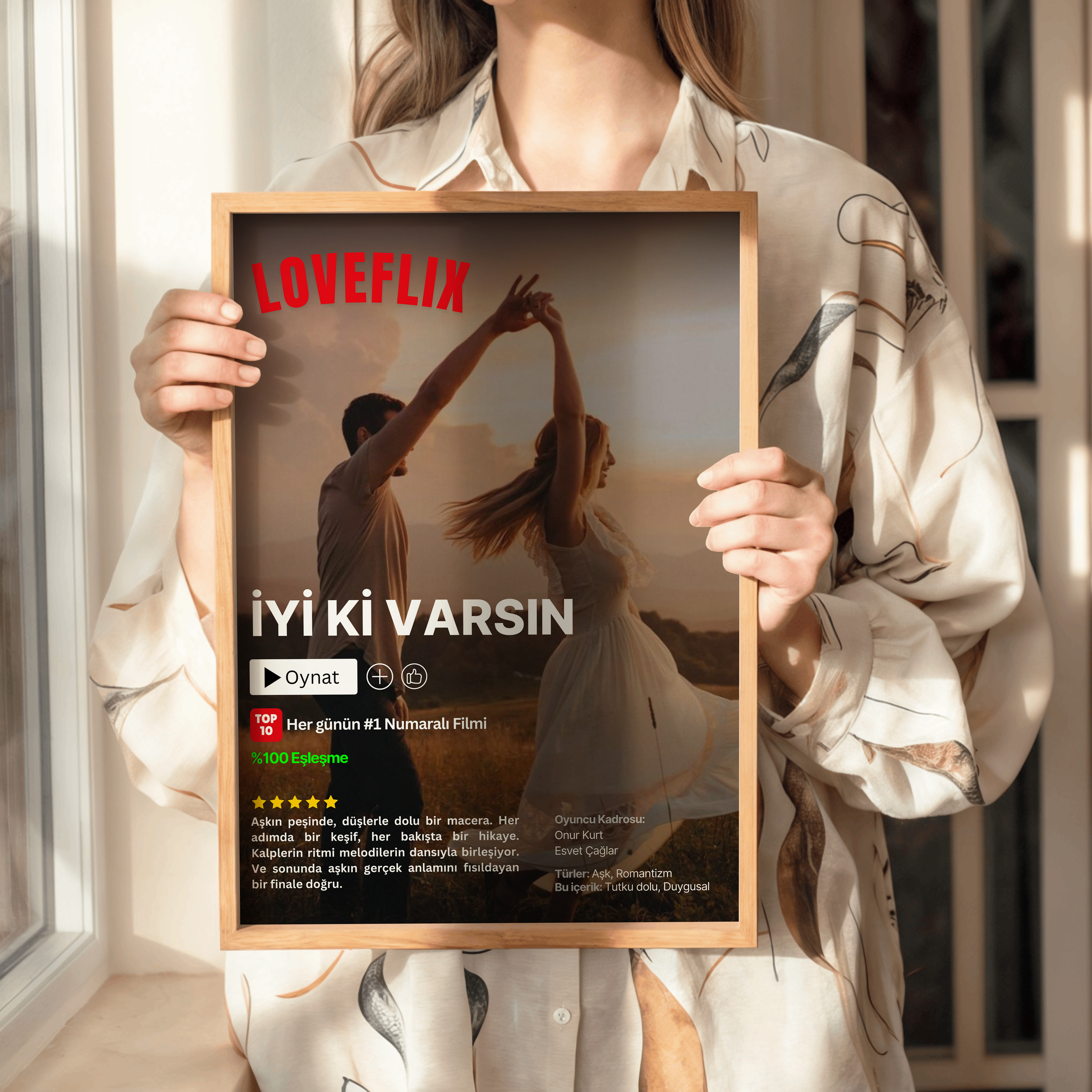 Kişiye Özel Netflix Tasarım Tablo