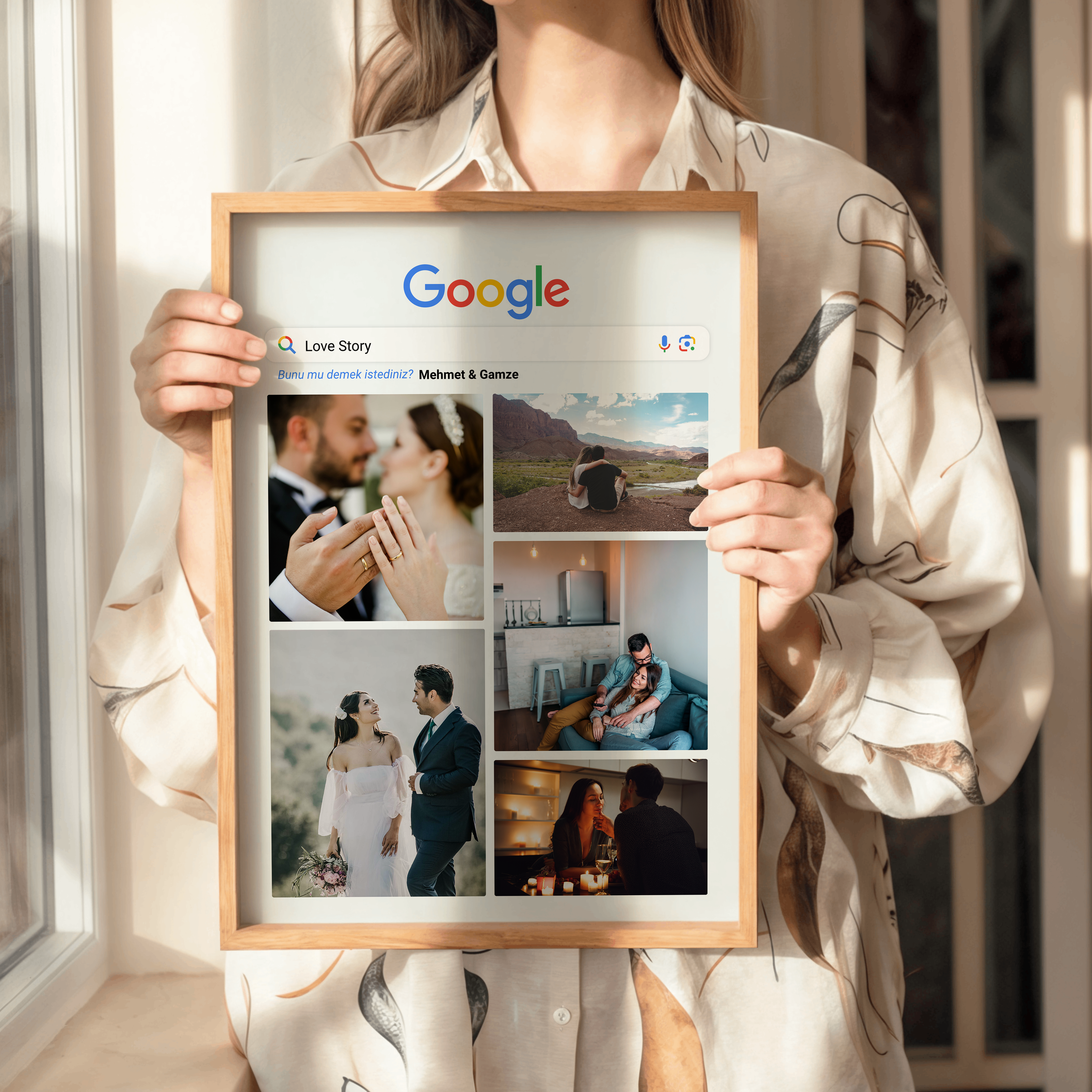 Love Story Google Arama Tasarım Tablo