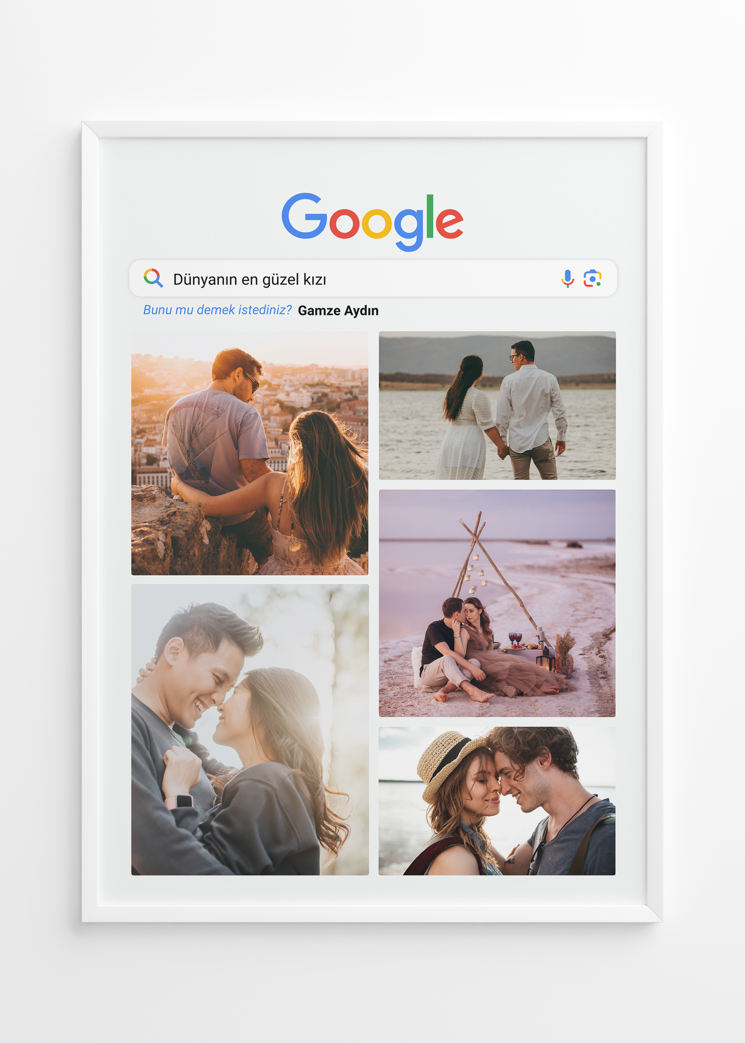 Kişiye Özel Google Arama Tablo