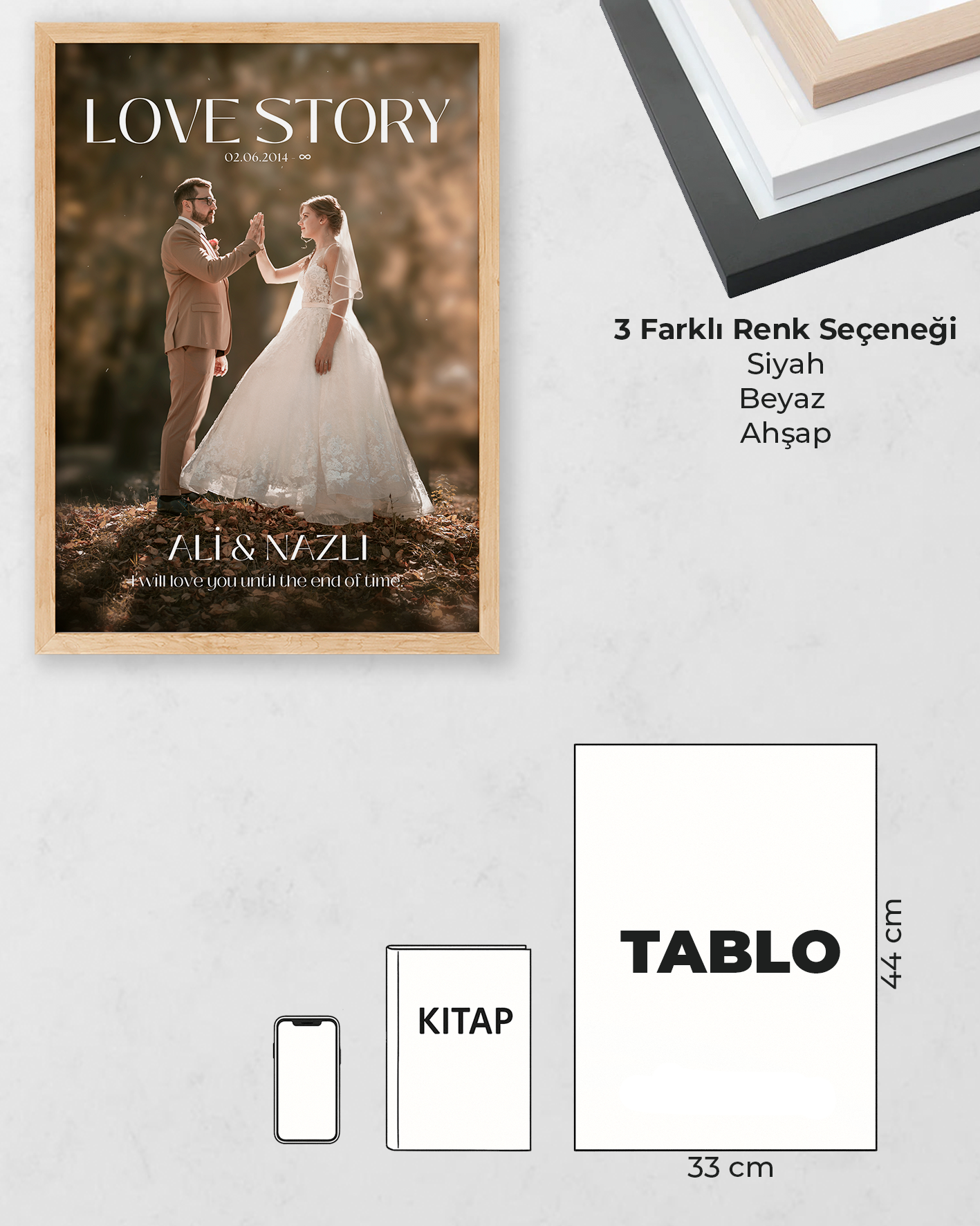 Kişiye Özel Poster Tasarım Tablo