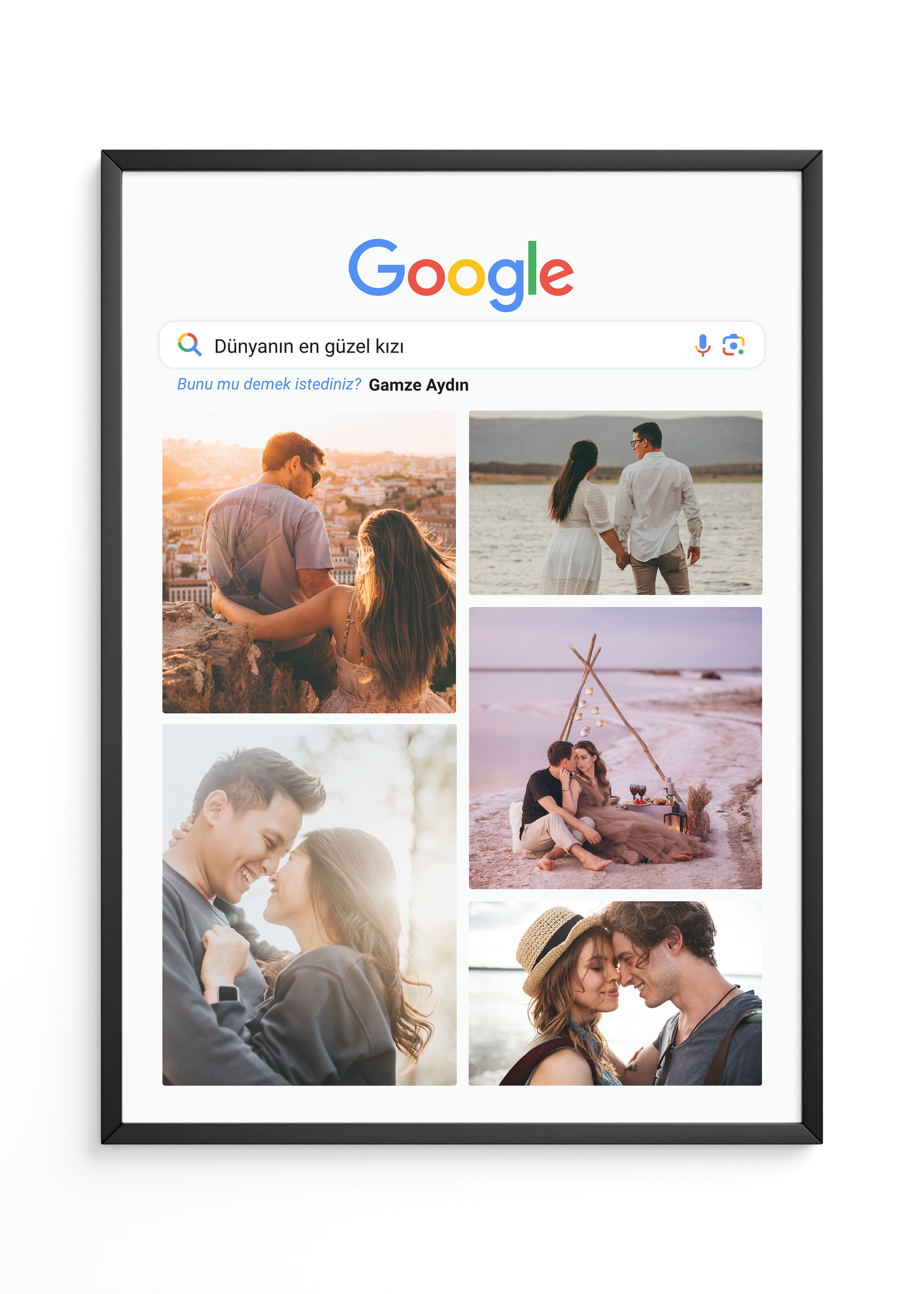 Kişiye Özel Google Arama Tablo
